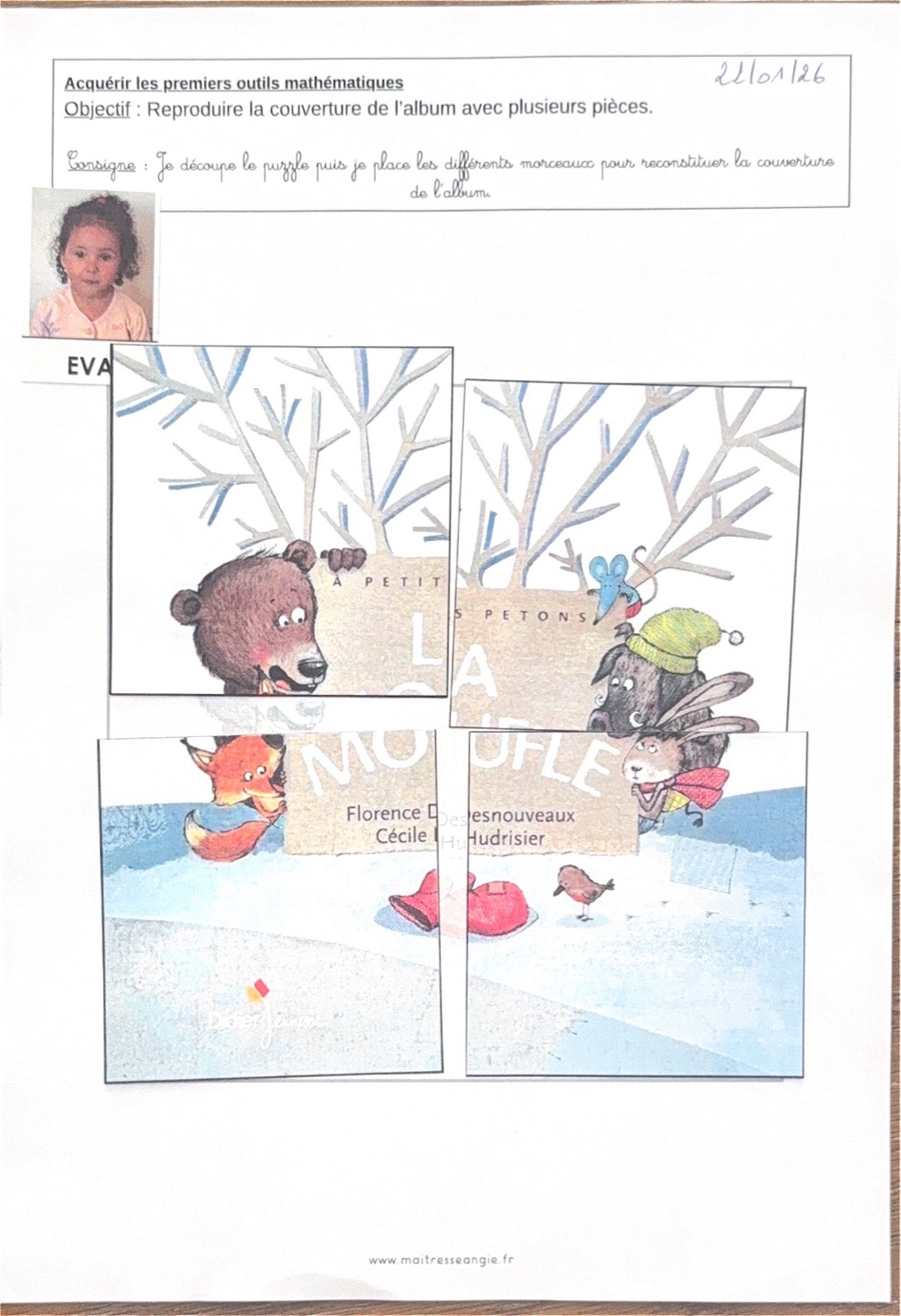 Le puzzle de la moufle
